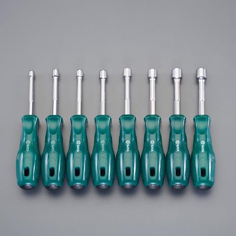 エスコ EA683SJ-1 8本組［Nut]ドライバー 1個（ご注文単位1個）【直送品】