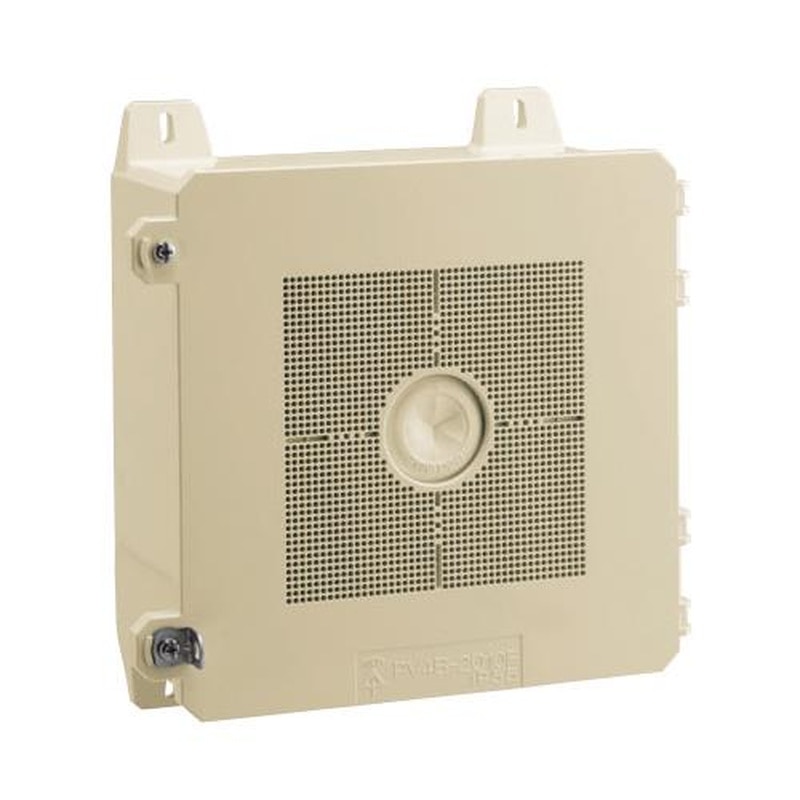 エスコ EA947HB-236[防雨型]防犯カメラ取付ボックス(ノック付/ベージュ) 1個（ご注文単位1個）【直送品】