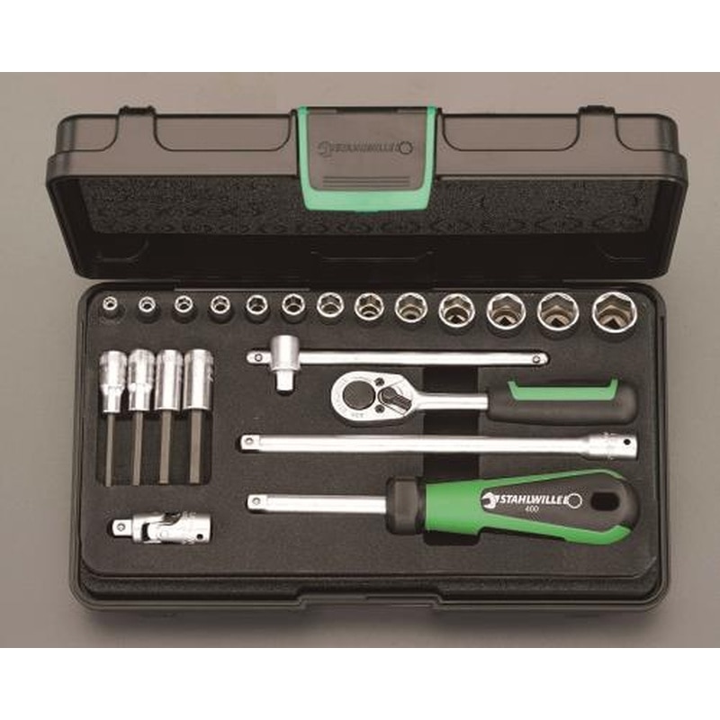 エスコ EA617BC-2A 1/4”DRソケットレンチセット 1個（ご注文単位1個）【直送品】