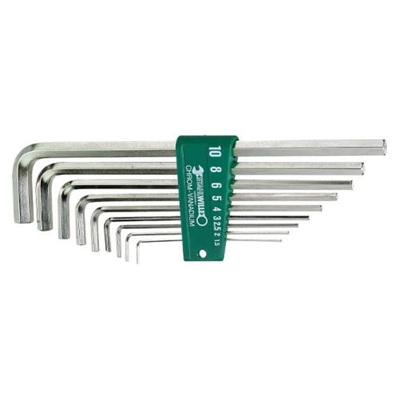 エスコ EA573R-2A 1.5-10mm/9本組［Hexagon]キーレンチ 1個（ご注文単位1個）【直送品】