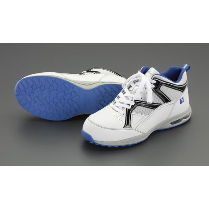 エスコ EA998TG-24.5D 24.5cmプロスニーカー(エアークッション) 1個（ご注文単位1個）【直送品】