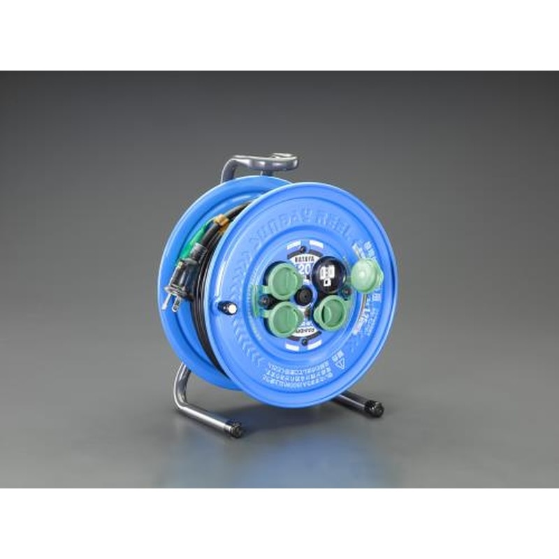 エスコ EA815BF-20A AC125V/15A/20mコードリール(防雨・アース付) 1個（ご注文単位1個）【直送品】