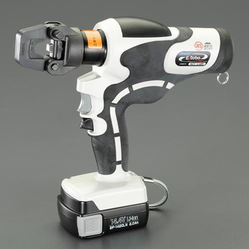 エスコ EA539PB-1A 5.5-60.0m㎡充電式油圧圧着工具(裸端子用) 1個(ご注文単位1個)【直送品】