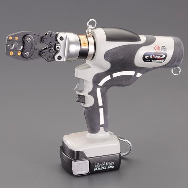 エスコ EA539PD-10A 2.0-14.0m㎡充電式油圧圧着工具(裸端子用) 1個(ご注文単位1個)【直送品】