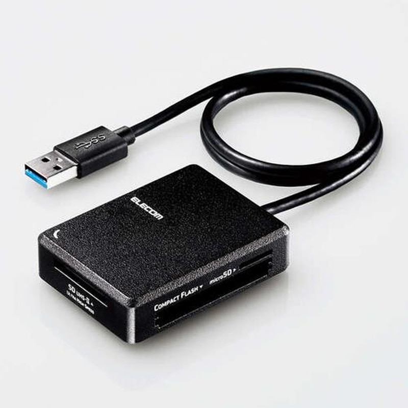 エスコ EA764A-43C メモリカードリーダ(USB3.0) 1個(ご注文単位1個)【直送品】
