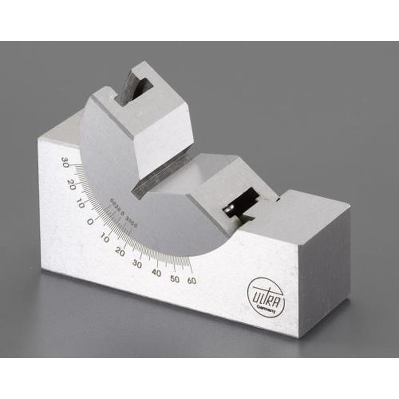 エスコ EA719DB-11A 75x25x36mmVブロック(角度調整付) 1個(ご注文単位1個)【直送品】