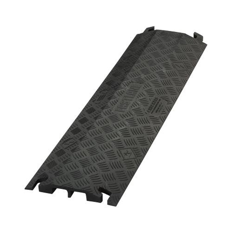 エスコ EA983PF-6 914x273x38.1mmケーブルプロテクター(2溝/ブラック) 1個(ご注文単位1個)【直送品】