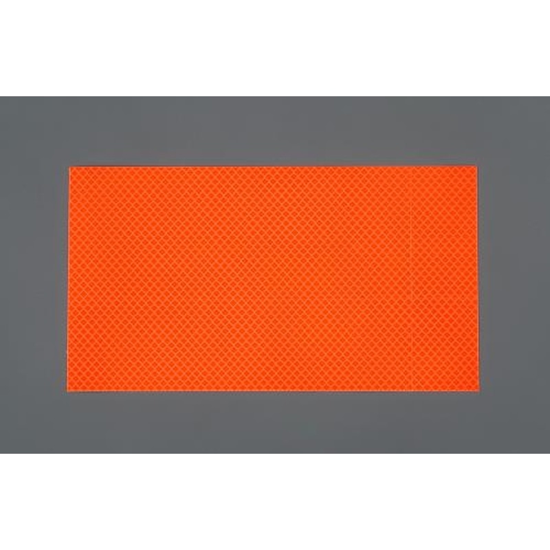 エスコ EA983GB-106A 145x240mm高輝度蛍光粘着反射シート(オレンジ 1個（ご注文単位1個）【直送品】