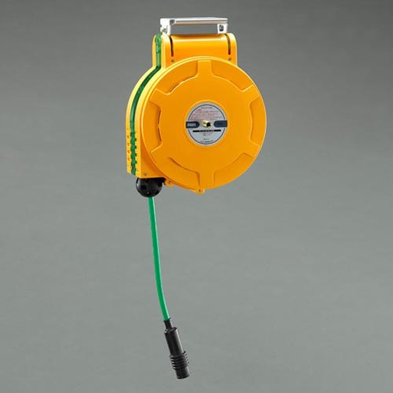 エスコ EA124BK-11 10mmx20mエアーホースリール(自動巻取) 1個（ご注文単位1個）【直送品】