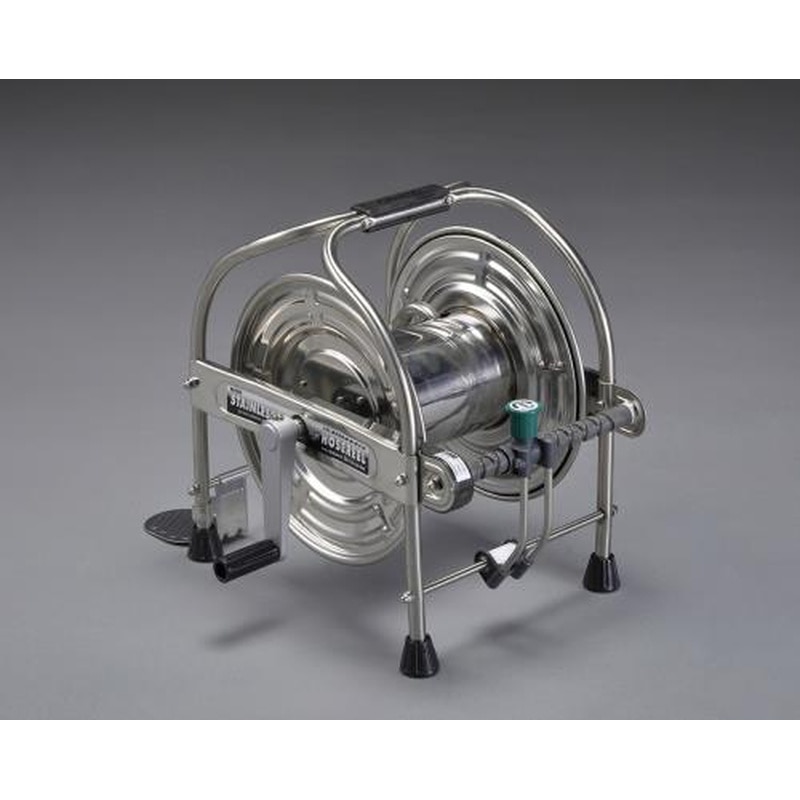 エスコ EA124HB-20B 20mホースリール(ステンレス製/ホース無) 1個(ご注文単位1個)【直送品】