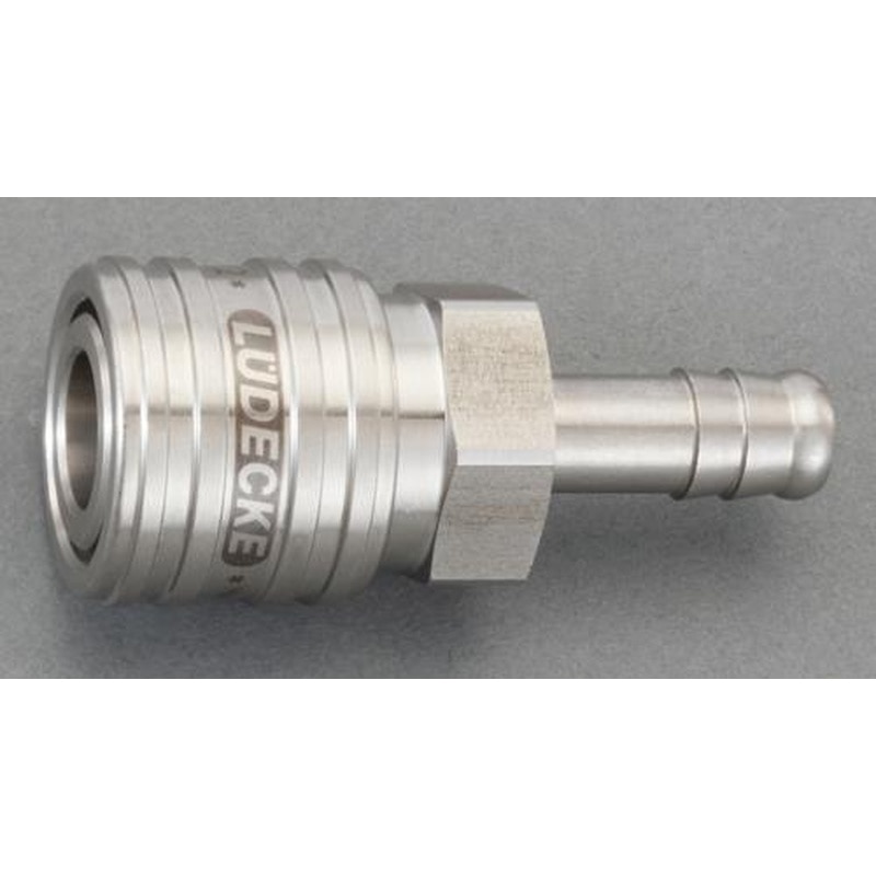 エスコ EA140GJ-210 10mmウレタンホースカップリング(ステンレス製/ワンプッシュ) 1個（ご注文単位1個）【直送品】