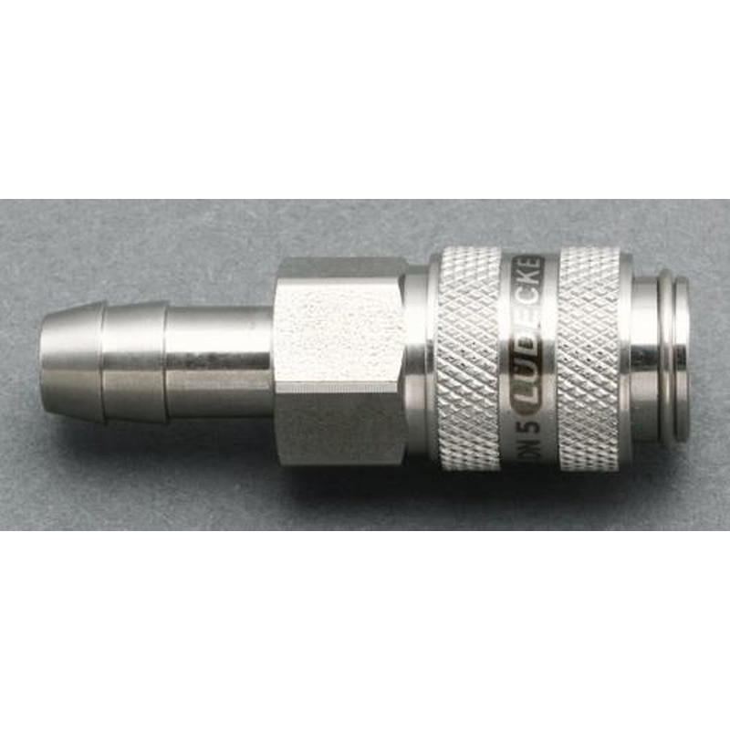 エスコ EA140GL-210 10mmウレタンホースカップリング(ステンレス製/ワンプッシュ) 1個（ご注文単位1個）【直送品】