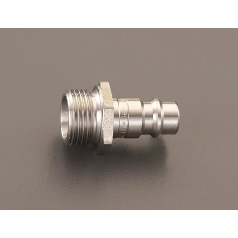 エスコ EA140GS-3 G3/8”雄ねじプラグ(ステンレス製) 1個（ご注文単位1個）【直送品】