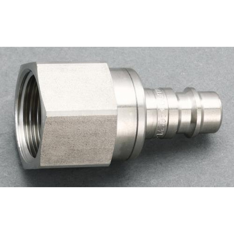 エスコ EA140GV-103 G3/8”雌ねじプラグ(ステンレス製) 1個(ご注文単位1個)【直送品】