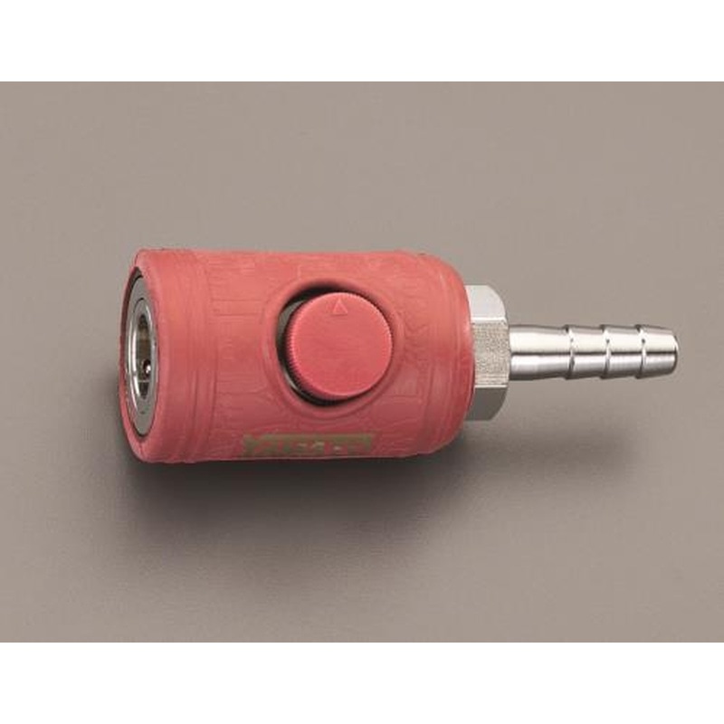 エスコ EA140TA-2 1/4”エアーカップリングソケット(ボタン式) 1個(ご注文単位1個)【直送品】