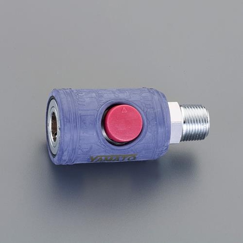 エスコ EA140TB-3 3/8”エアーカップリングソケット(ボタン式) 1個(ご注文単位1個)【直送品】