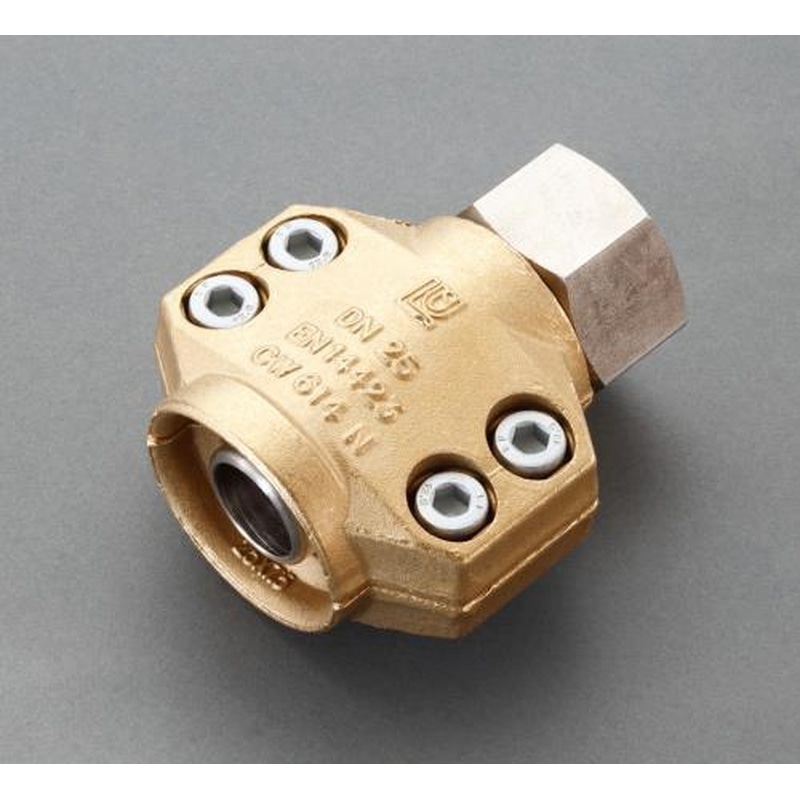 エスコ EA141BM-108 25mm用雌ねじセーフティーホースクランプ(スチーム・温水用) 1個(ご注文単位1個)【直送品】