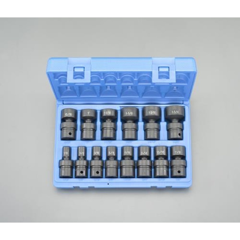 エスコ EA164DV-61 1/2”DRインパクトユニバーサルソケットセット 1個（ご注文単位1個）【直送品】