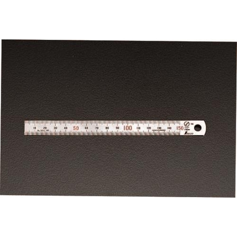 エスコ EA720YD-200 2000mmシルバー直尺 1個（ご注文単位1個）【直送品】