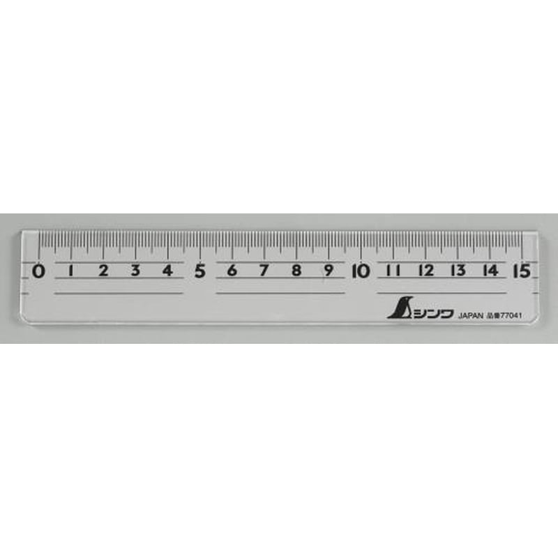 エスコ EA720YG-51 15cm定規 1個（ご注文単位1個）【直送品】