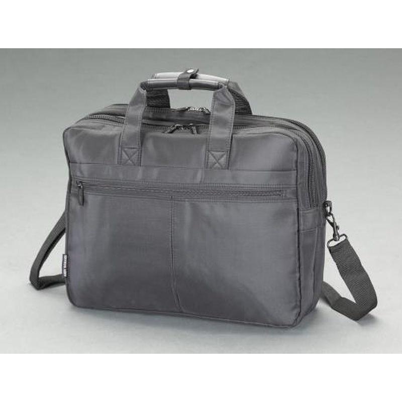 エスコ EA927AG-53 410x310x120mmビジネスバッグ(黒/B4収納) 1個（ご注文単位1個）【直送品】