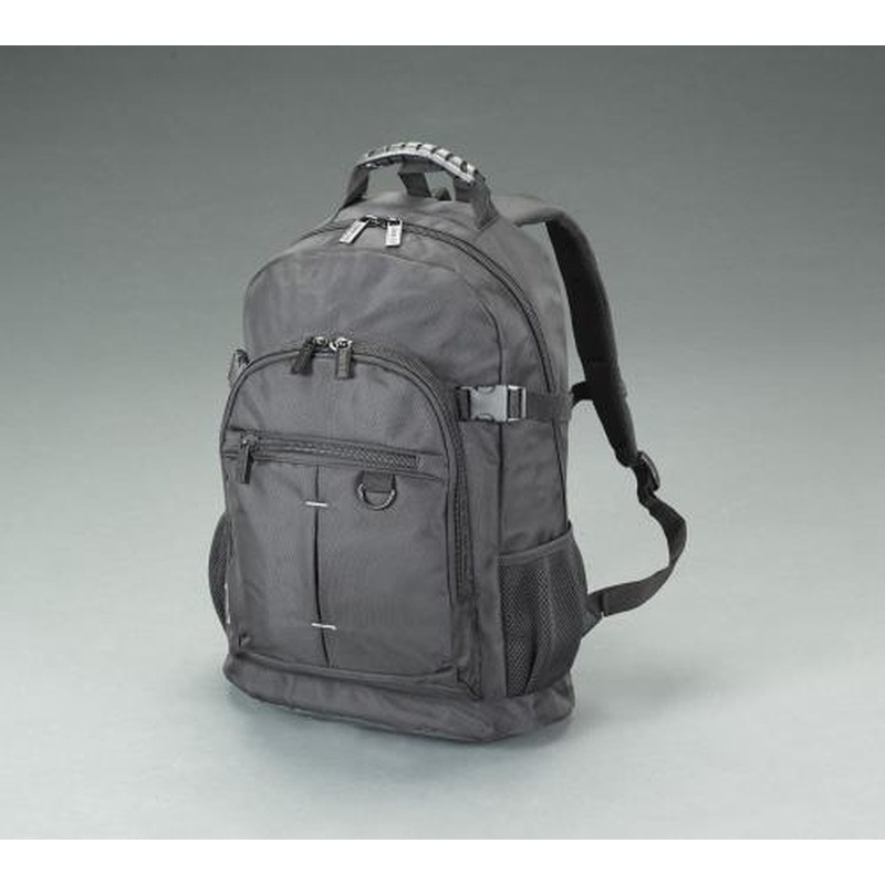 エスコ EA927BH-63 490x360x170mm/20Lリュックサック(ブラック) 1個（ご注文単位1個）【直送品】