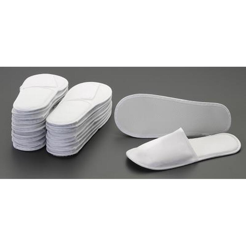 エスコ EA910SY-27 ポリエステル製スリッパ(10足) 1個（ご注文単位1個）【直送品】