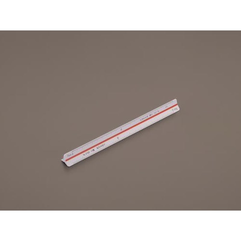 エスコ EA736B-16 30cm三角スケール［縮小コピー用] 1個（ご注文単位1個）【直送品】