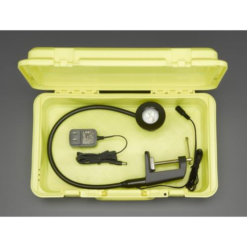 エスコ EA761XE-126 AC100V/480mm照明灯/LED(クリップ/ケース付) 1個（ご注文単位1個）【直送品】