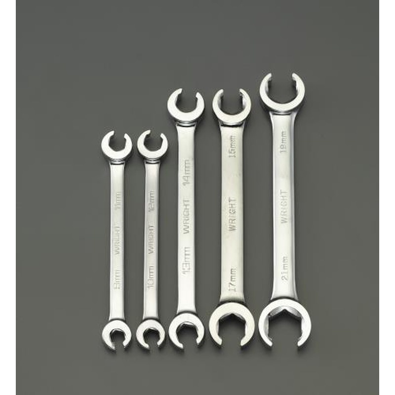 エスコ EA615BJ-105 5本組/9-21mmナットレンチセット 1個（ご注文単位1個）【直送品】