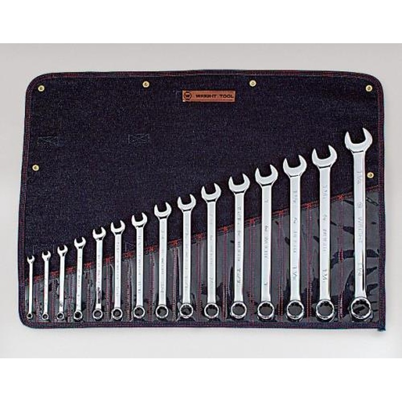 エスコ EA614BG-115 15本組/5/16”-1・1/4”片目片口スパナセット 1個（ご注文単位1個）【直送品】