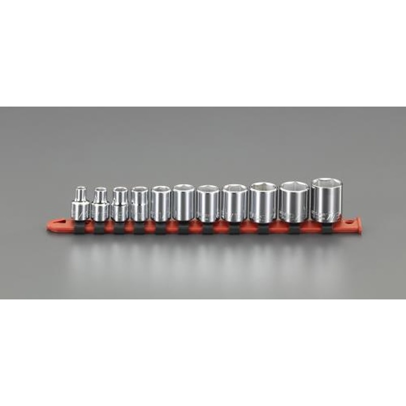 エスコ EA617AC-22 3/8”DRソケットセット 1個（ご注文単位1個）【直送品】
