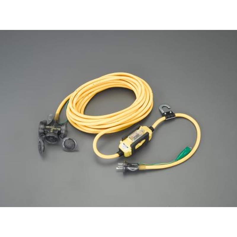 エスコ EA940MH-22 15Ax10m漏電遮断器付延長コード 1個（ご注文単位1個）【直送品】