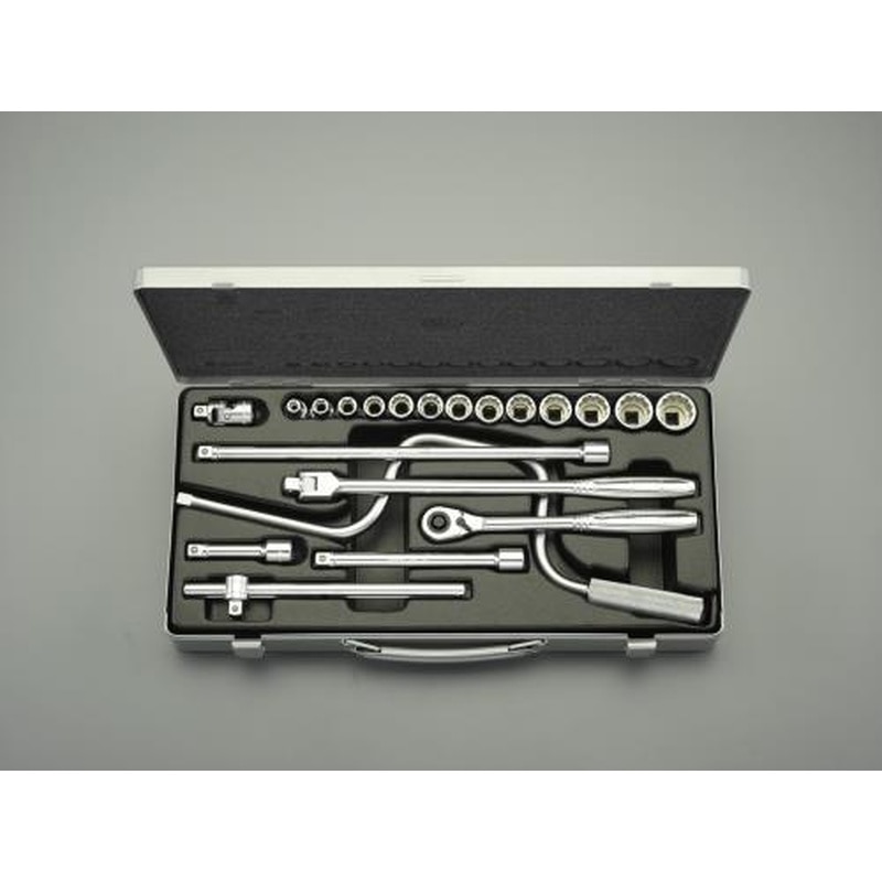 エスコ EA618J-13 3/8”DRソケットレンチセット 1個（ご注文単位1個）【直送品】