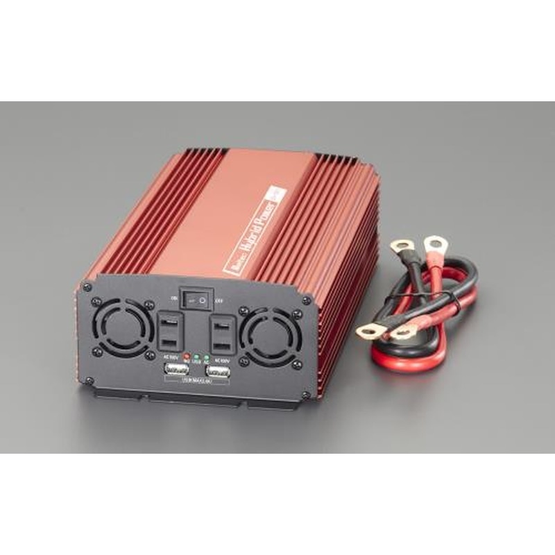 エスコ EA812JA-6D DC24V→AC100V/800Wインバーター 1個（ご注文単位1個）【直送品】