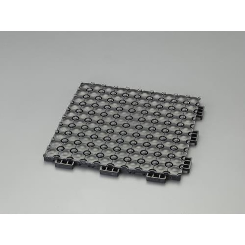エスコ EA997RB-171 300x300mm疲労軽減マット(連結式/黒) 1個(ご注文単位1個)【直送品】
