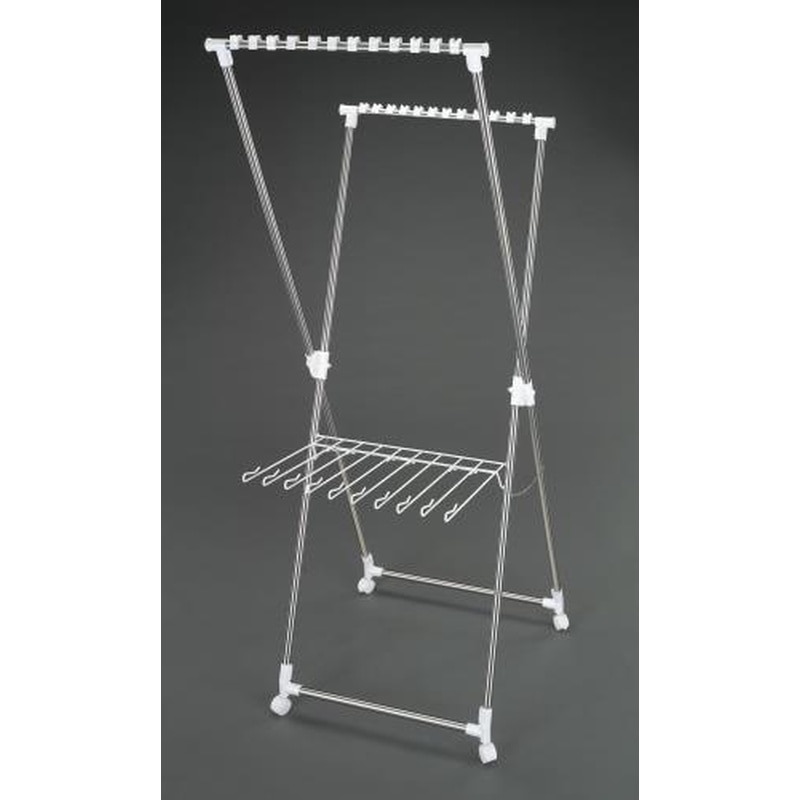 エスコ EA951FB-305 700x800x1830mm物干しスタンド(ステンレス製) 1個(ご注文単位1個)【直送品】