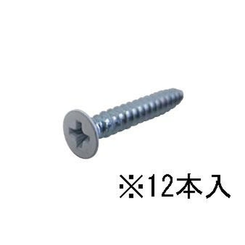 エスコ EA951EE-312W 3.5x25mmアングル用ビス(スチール白/12本) 1個（ご注文単位1個）【直送品】