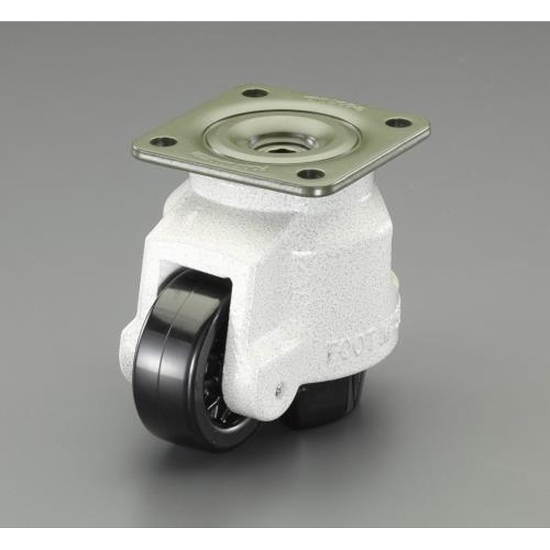 エスコ EA986TL-2 75mmレベリングキャスター(ブレーキ付・自在) 1個（ご注文単位1個）【直送品】