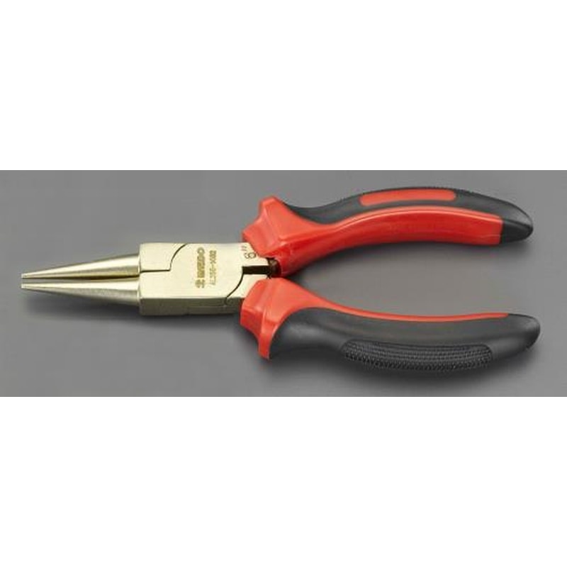 エスコ EA643GC-6 150mmプライヤー(ラウンドノーズ・ノンスパーキング) 1個（ご注文単位1個）【直送品】