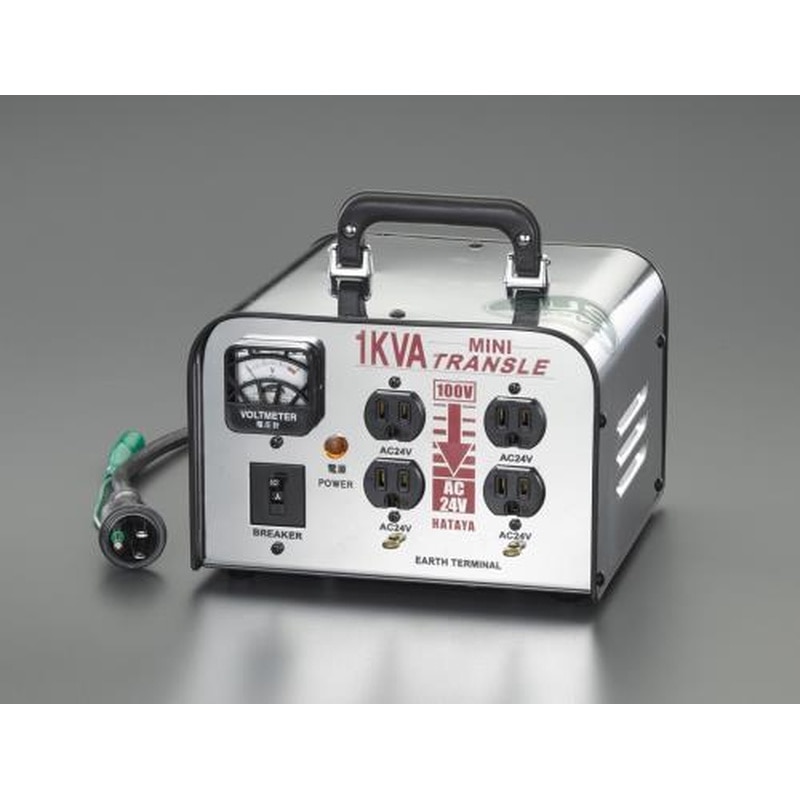 エスコ EA815ZB-5 AC100V→AC24V降圧トランス 1個(ご注文単位1個)【直送品】