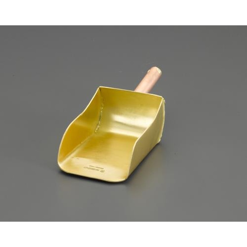 エスコ EA643HC-17 360x140mmスコップ(ノンスパーキング・真鍮製) 1個（ご注文単位1個）【直送品】