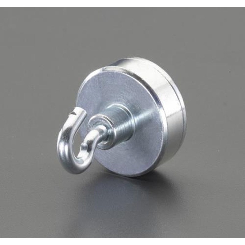 エスコ EA781EX-3 φ16x4.5mm/93N強力マグネット(フック付) 1個（ご注文単位1個）【直送品】