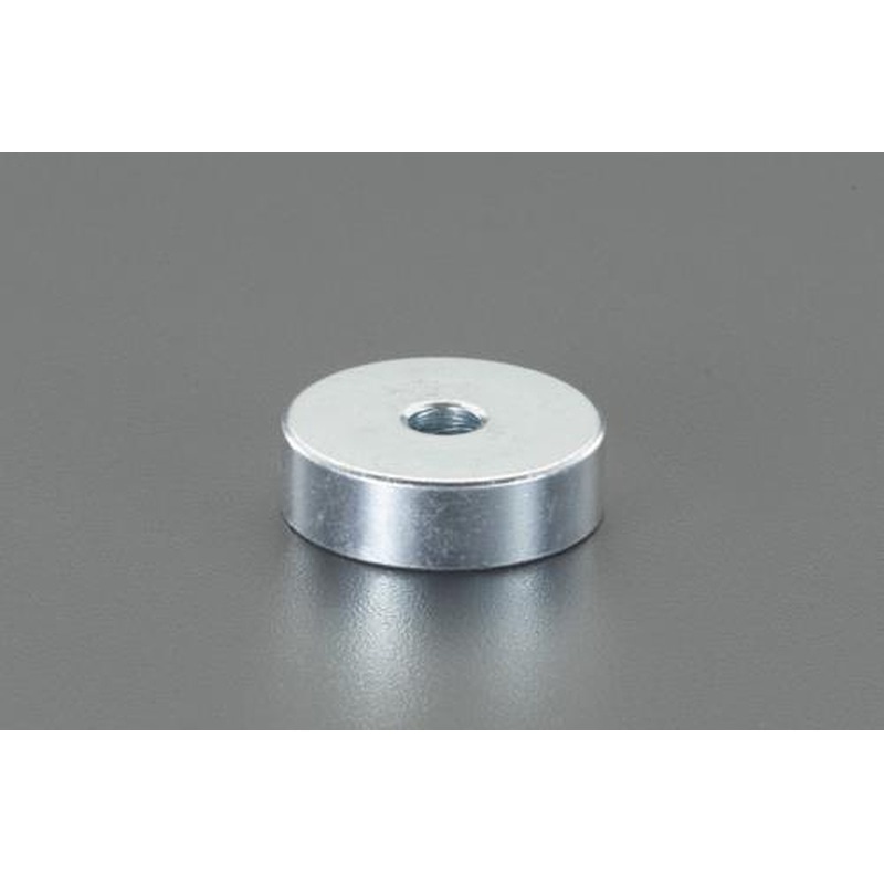 エスコ EA781EM-3 φ16x4.5mm/3.5mm/75N強力マグネット 1個（ご注文単位1個）【直送品】