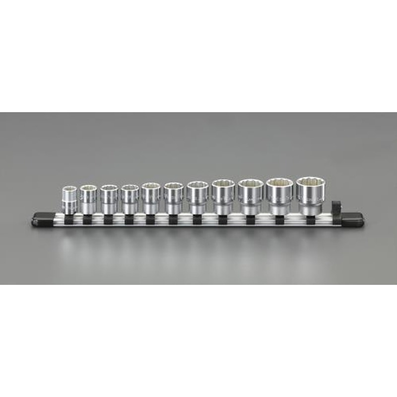エスコ EA618JJ-100 3/8”DRソケットセット 1個（ご注文単位1個）【直送品】