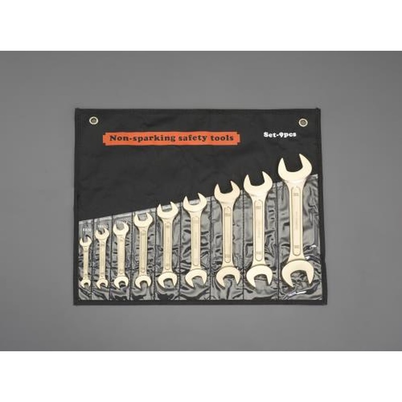 エスコ EA643BC-109[9点]両口スパナセット(ノンスパーキング) 1個（ご注文単位1個）【直送品】