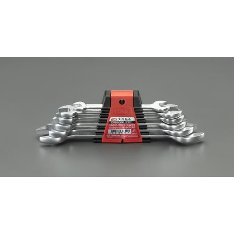 エスコ EA615GB-100 6本組/3/8”-1”両口スパナ 1個（ご注文単位1個）【直送品】