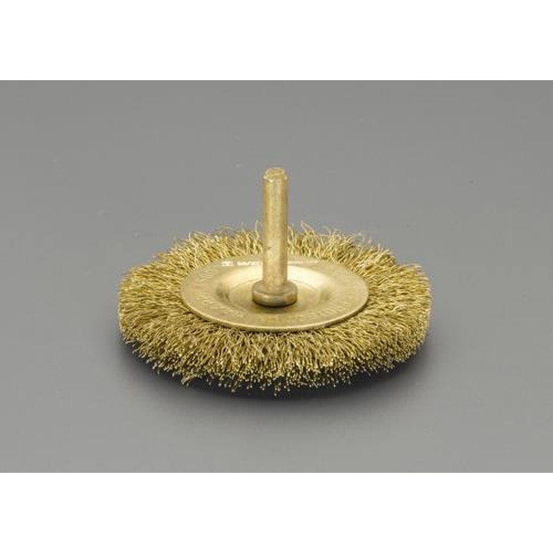 エスコ EA643HA-21 φ75mmホイールブラシ(ノンスパーキング・リン青銅製) 1個(ご注文単位1個)【直送品】