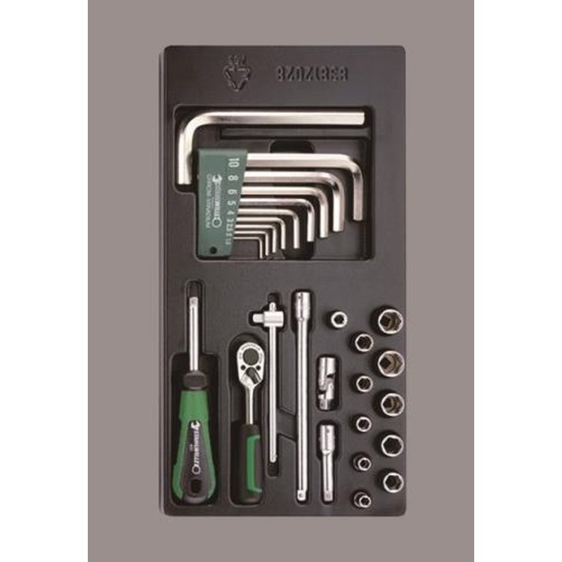 エスコ EA612TK-9 1/4”DRソケットレンチセット 1個（ご注文単位1個）【直送品】