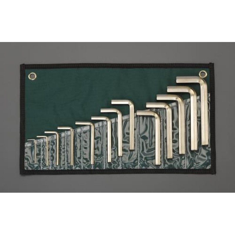 エスコ EA643BP-113[13本組]Hexキーレンチセット(ノンスパーキング) 1個（ご注文単位1個）【直送品】